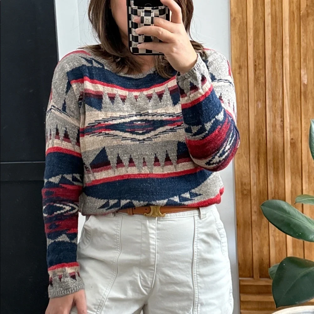 Polo Ralph Lauren Southwestern Pullover Sweater. Size S